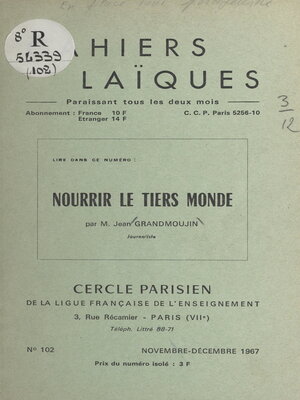 cover image of Nourrir le Tiers Monde